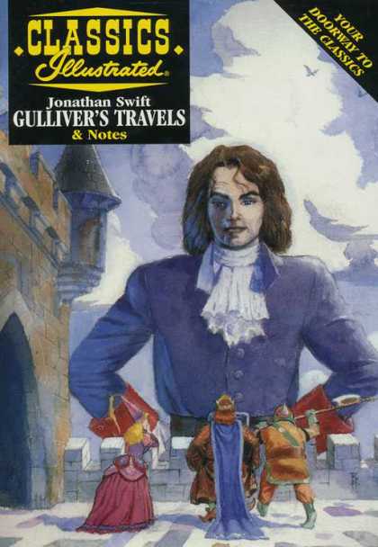 Classics Illustrated II 37 - Giant - Princess - Gullivers Travels - Jonathan Swift - Castle