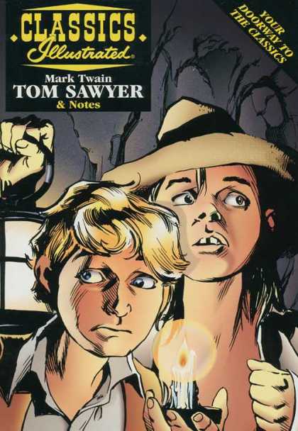 Classics Illustrated II 38 - Mark Twain - Tom Sawyer - Candle - Huckleberry Finn - Hat