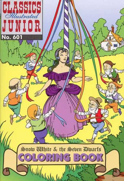 Classics Illustrated Junior - Snow White and the Seven Dwarfs - Home - No161 - Snow White - The Seven Dwarfs - Coloring Book