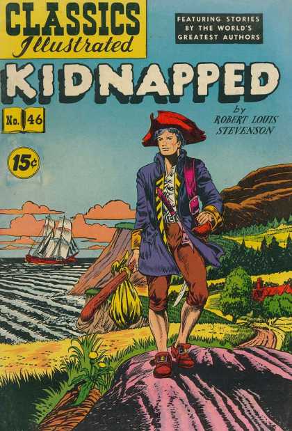 Classics Illustrated - Kidnapped - Kidnapped - Robert Louis Stevenson - Ship - Shore - Stories