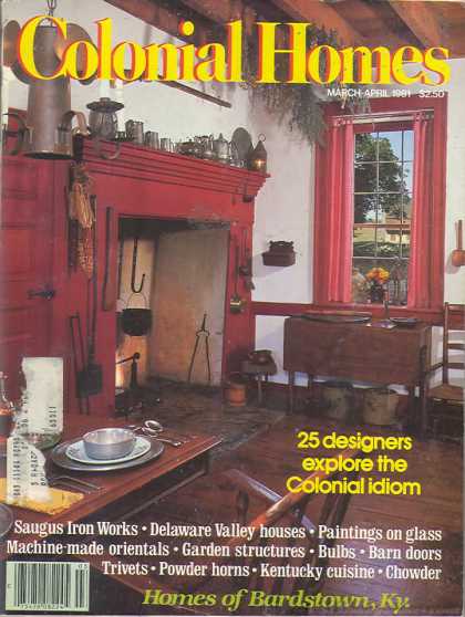 Colonial Homes - March 1981