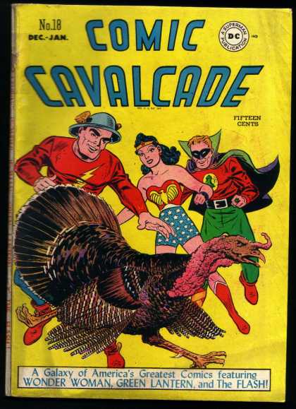 Comic Cavalcade 18 - Wonder Woman - Green Latern - The Flash - Turkey - Superman Publication
