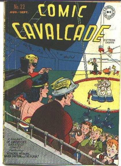 Comic Cavalcade 22 - Circus - Wonder Woman - Green Lantern - The Flash - Performing Animals