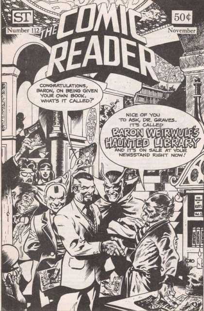 Comic Reader 112 - Book - Number 112 - Haunted - Library - Baron Weirwulfs