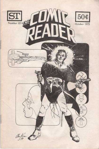 Comic Reader 123 - Number 123 - Guns - Men - Space Ship - October 1975