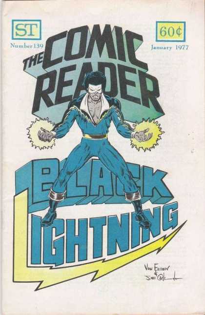Comic Reader 139 - January 1977 - Number 139 - Black Lightning - Lightning Bolt - Von Esden