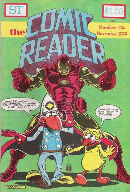 Comic Reader 174 - Issue 174 St - Duck Comics - 1979 Comics - Strong Villain - St Comics