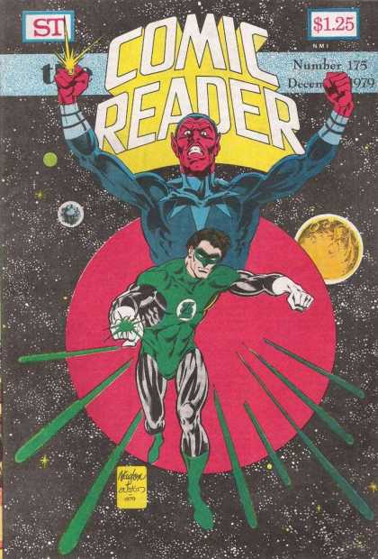 Comic Reader 175 - Grean Lantern - Planets - Star Field - December 1979 - Number 175