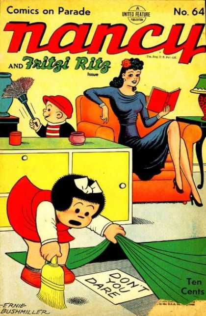 Ernie Bushmiller S Nancy Sluggo Aunt Fritzi Classic Comics Forum