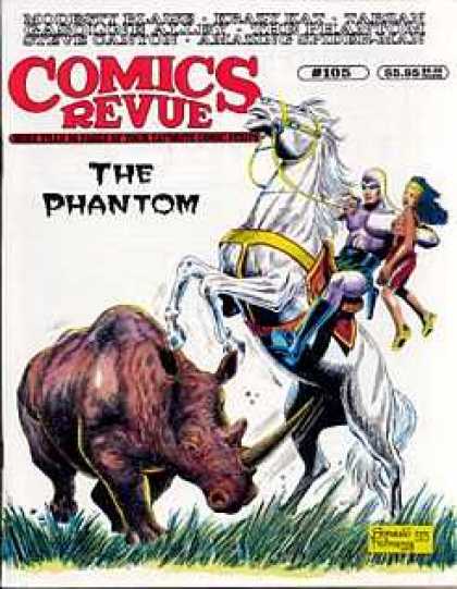 Comics Revue 105 - The Phantom - Rhinoceros - White Horse - Knight - Grasslands