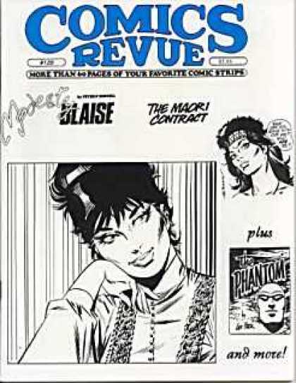 Comics Revue 120 - Blaise - The Maori Contract - The Phantom - Woman - Black And White
