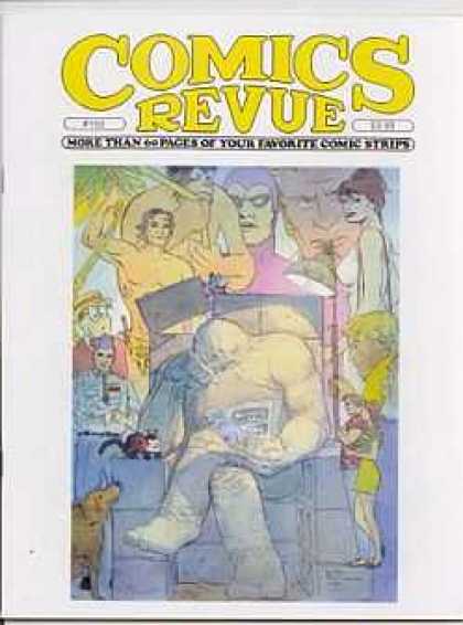 Comics Revue 150 - Yellow Hat - Ape - Mask - Black Hair - Dog
