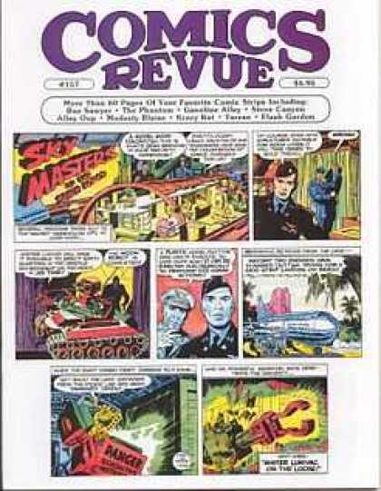 Comics Revue 157 - Sky Masters - Investigation - Police - Danger - Fight