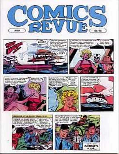 Comics Revue 169 - Ship - Blonde Girl - Detectives - Sea - Officer