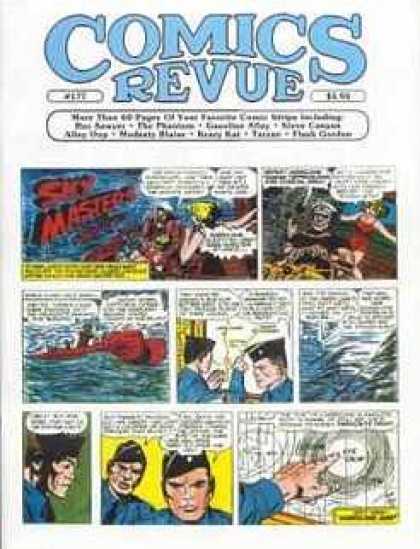 Comics Revue 177 - Sky Masters - Panels - Map - Water - Boat