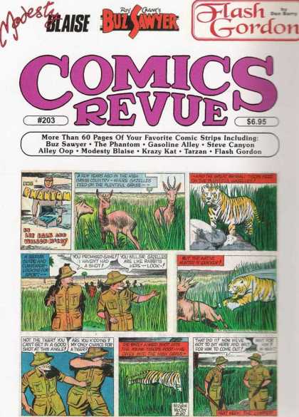 Comics Revue 203 - Tiger - Safari Hunters - Wild Animals - Issue Number 203 - Antelope