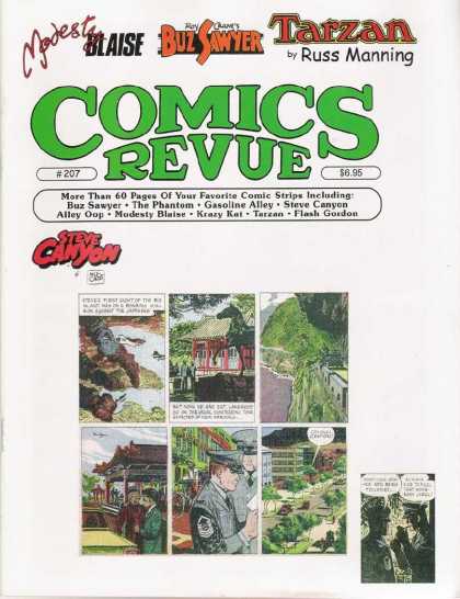 Comics Revue 207 - Tarzan - Russ Manning - Buz Sawyer - Steve Canyon - The Phantom