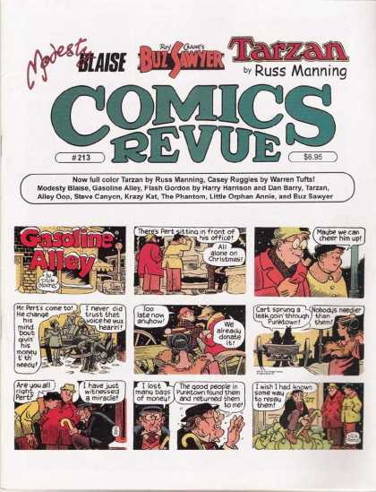Comics Revue 213 - Buz Sawyer - Tarzan - Russ Manning - Gasoline Alley - 213