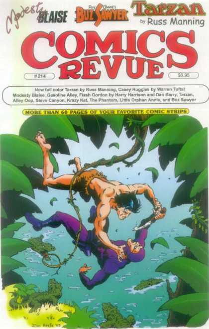 Comics Revue 214 - Tarzan - Russ Manning - Modest Blaise - Buz Sawyer - Phantom
