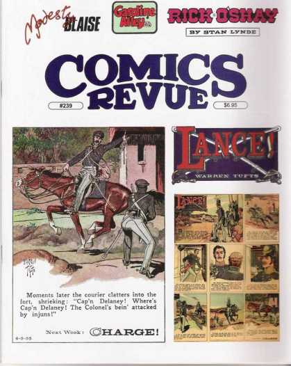 Comics Revue 239 - Modest Blaise - Rich Oshay - Horse - Harge - Lance