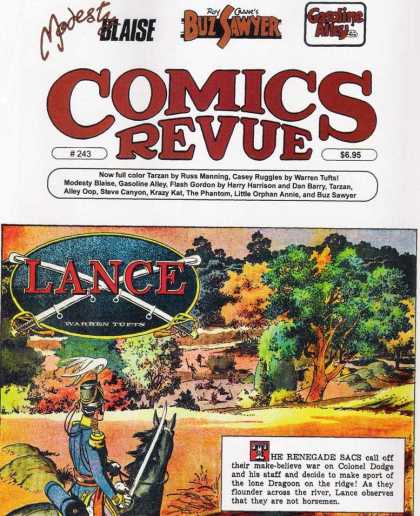Comics Revue 243 - Modesty Blaise - Buz Sawyer - Gasoline Alley - Lance - Colonel Dodge