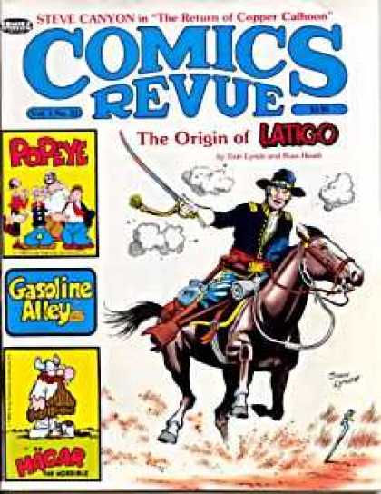 Comics Revue 31 - The Origin Of Latigo - Popeye - Gasoline Alley - Hagar The Horrible - Calvery Horse