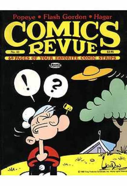 Comics Revue 33 - Popeye - Pipe - Tree - House - Flying Saucer