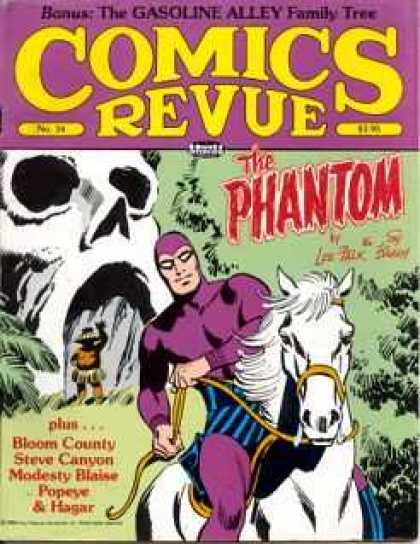 Comics Revue 34 - The Gasoline Alley Family Tree - The Phantom - Bloom Country - Steve Canyon - Modesty Blaise