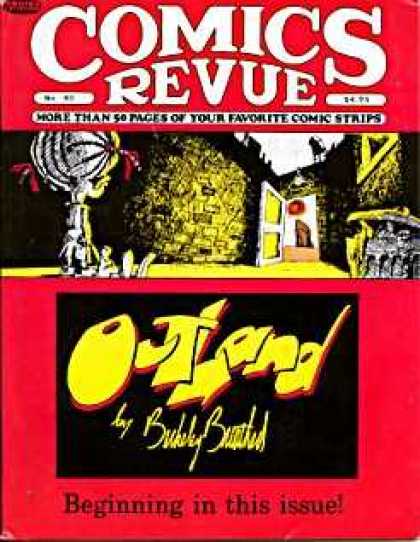 Comics Revue 40 - More Than 50 Pages Of Your Favorite Comic Strips - Outland - Open Door - Beginning In This Issue - Garbage Can