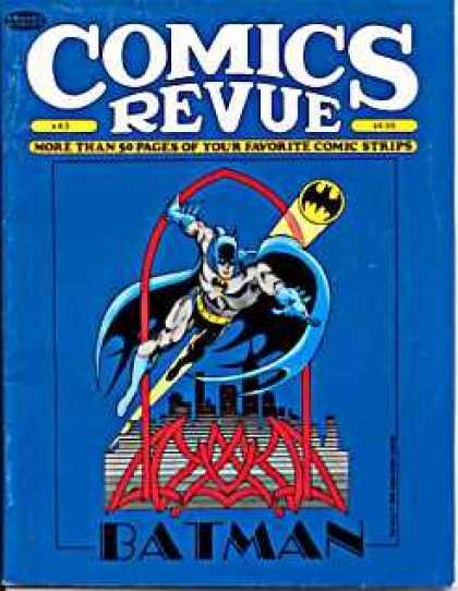 Comics Revue 43 - Batman - Bat Emblem - Cape - Mask - City