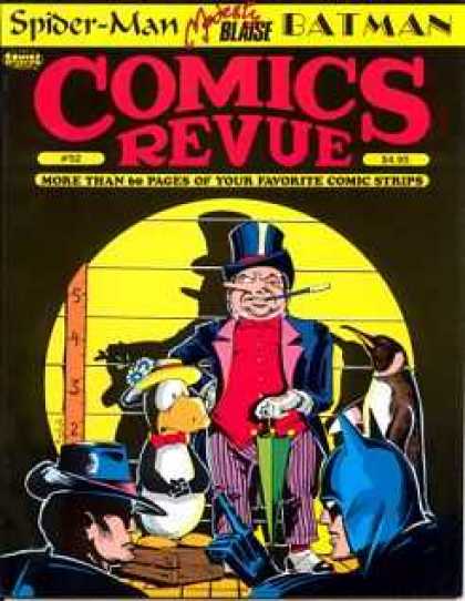 Comics Revue 52 - Spider Man - Batman - The Penquin - Yardstick - Cigartette With Holder