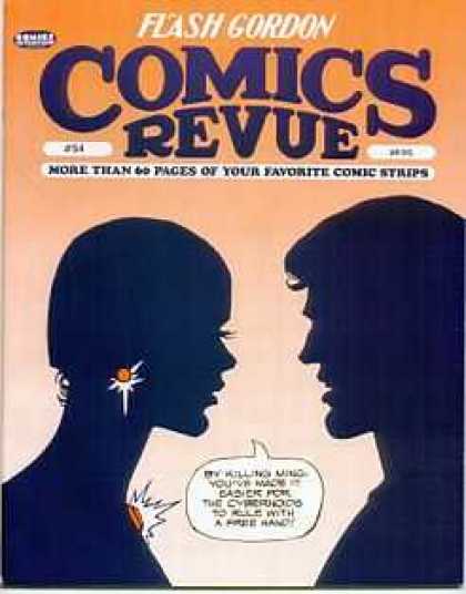 Comics Revue 54 - Earrings - Lovers - Silhouette - Necklace - Close Up