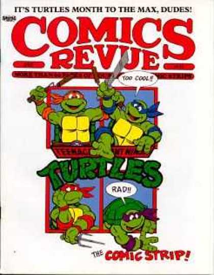 Comics Revue 58 - Teenage Mutant Ninja Turtles - Donatello - Leonardo - Michelangelo - Raphael