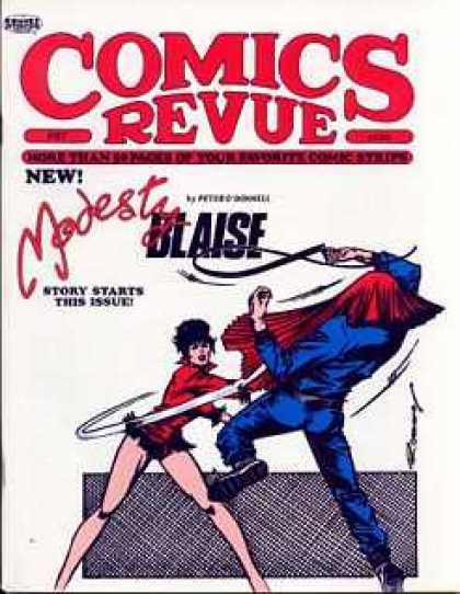 Comics Revue 67 - New - Modesty - Blaise - Modesty Blaise - Story Start