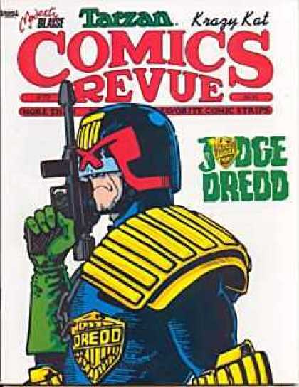 Comics Revue 70 - Tarzan - Krazy Kat - Judge Dredd - Helmet - Gun