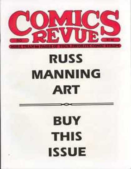 Comics Revue 80 - Russ Manning - Art - Buy This Issue - Comic - White