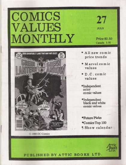 Comics Values Monthly 27