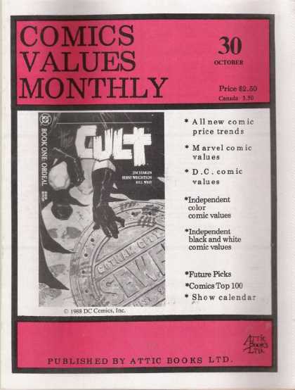 Comics Values Monthly 30