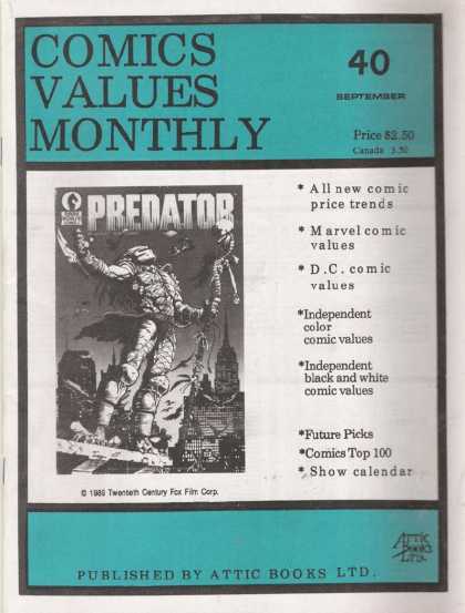 Comics Values Monthly 40