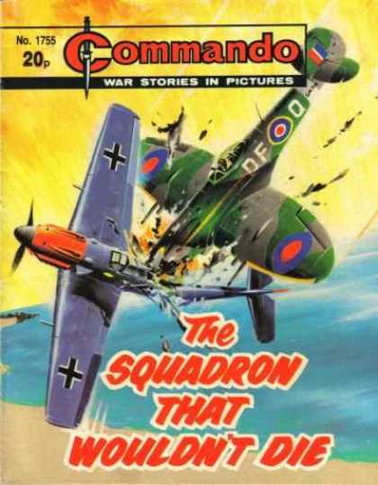Commando 1755 - No 1755 - Dogfight - Airplanes - Beach - The Squadron That Wouldnt Die