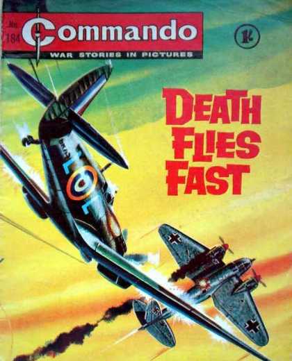 Commando 184 - Fighter Planes - Sky - Falling Down - Hit Plane - Plane Engines
