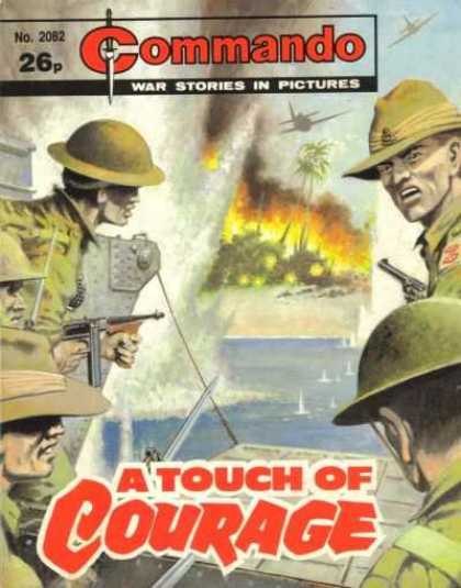 Commando 2082 - War Stories In Pictures - A Touch Of Courage - Gun - Fire - Tree