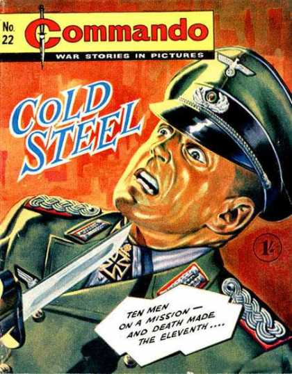 Commando 22 - Cold Steel - German - War - Nazis - Officer