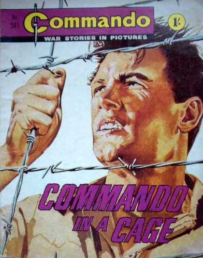 Commando 241 - War Stories In Pictures - Cage - Man - Soldier - Prison