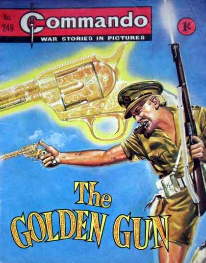 Commando 249 - Golden Gun - Soldier - War Stories - World War - Rifle