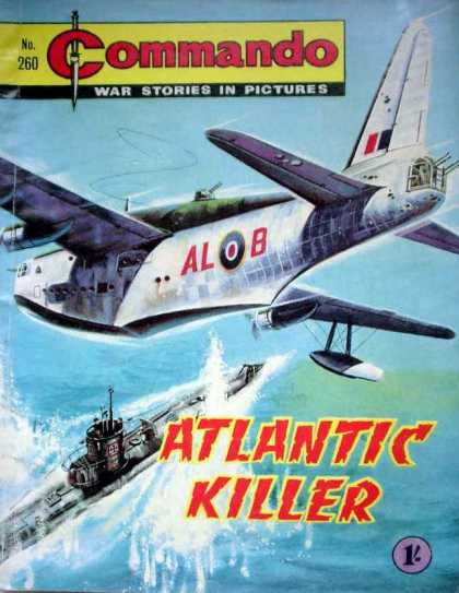 Commando 260 - Atlantic Killer - Submarine - Airplane - War - Ocean Battle