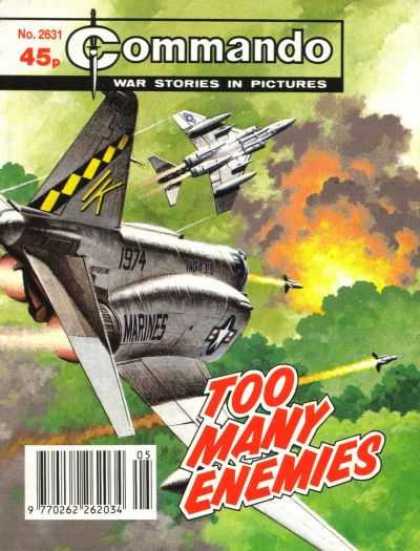 Commando 2631 - War - Dog Fight - Jet Fighters - Enemies - Missiles