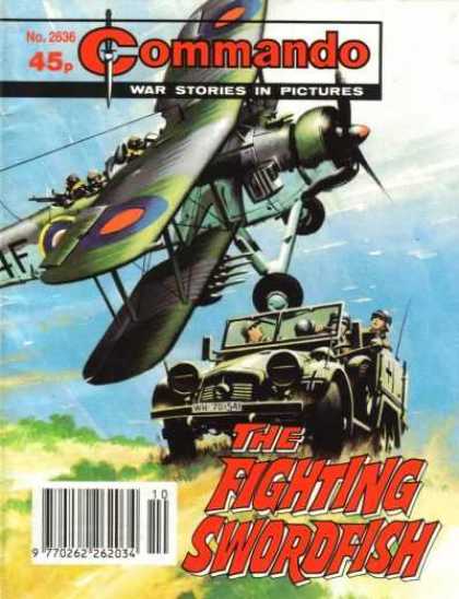 Commando 2636 - Soldiers - War Stories - War Plane - Jeep - The Fighting Swordfish