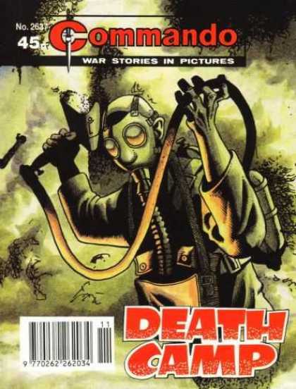 Commando 2637 - War Stories In Pictures - Death Camp - Gas Mask - No 2637 - Gloves