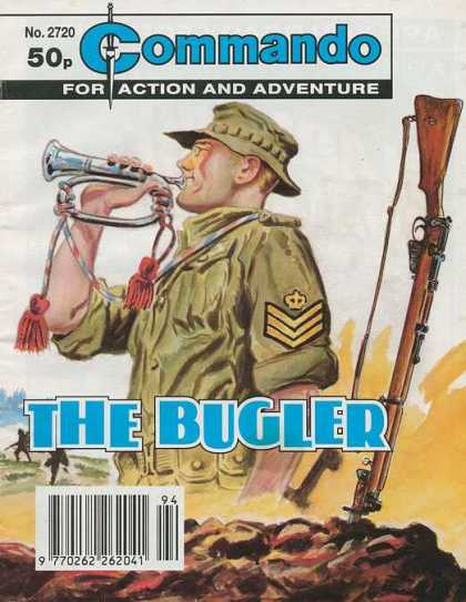 Commando 2720 - Action And Adventures - The Bugler - Gun - Soldier - No2720